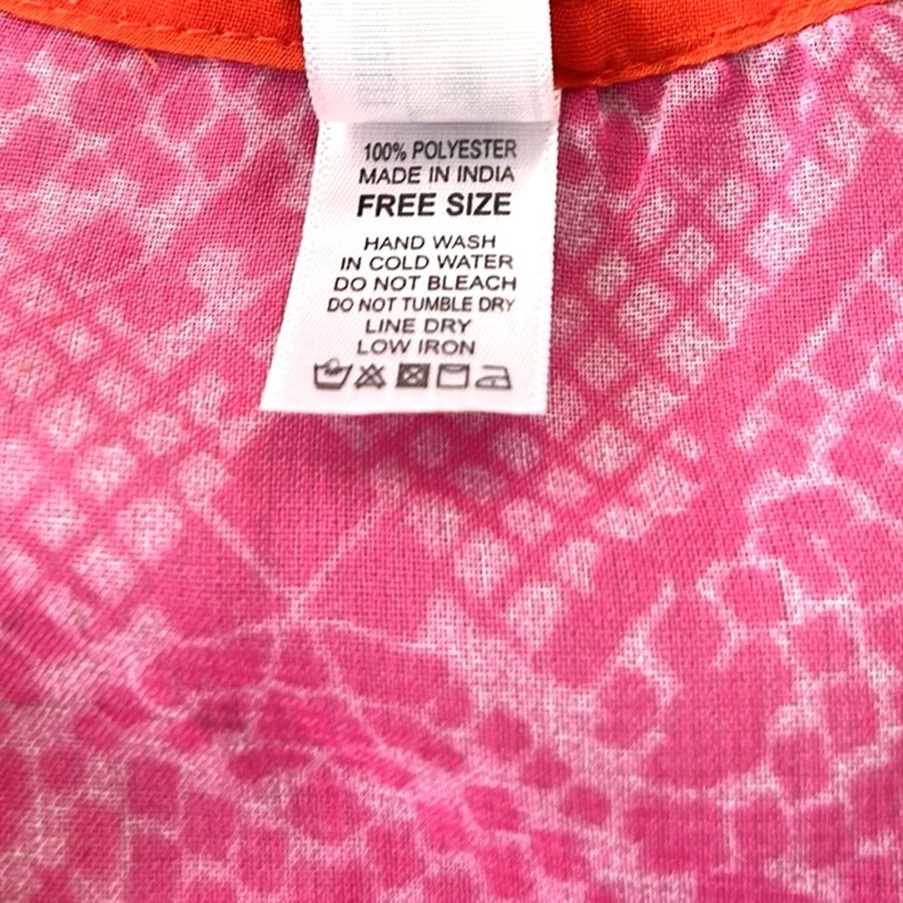 India Boutique,Absolutely Stunning Kaftan, Top, Cover-Up,Vacation Perfect,Size L - Picture 10 of 10